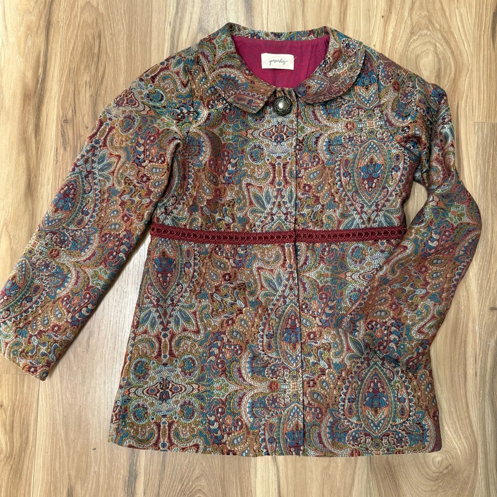 Persnickety Multicolor Paisley Blazer